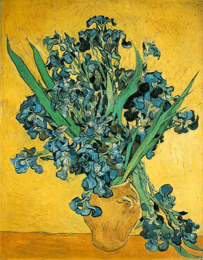 Irises - 1890 - Oil on canvas - 92 x 73.5 cm. - Van Gogh Museum, Amsterdam