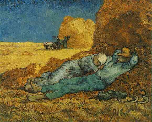 Rest from Work (after Millet) - 1890 - Oil on canvas - 73.0 x 91.0 cm. - Musée d'Orsay, Paris